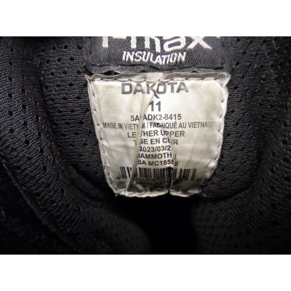 DAKOTA Men's 6" 8415 Composite Toe Int. Metguard Work Boots Black Size 11M - Picture 8 of 8